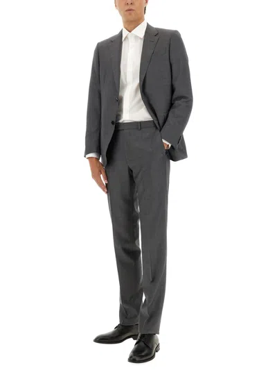 Zegna Wool Dress In Gray