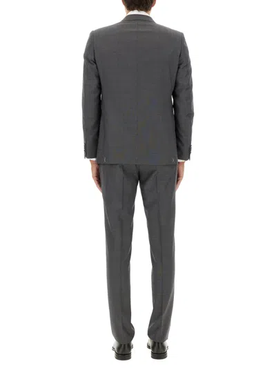 Zegna Wool Dress In Gray