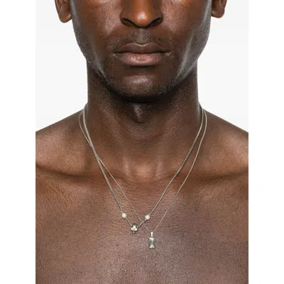 Alexander Mcqueen Silver Bracelets Men In Metallic