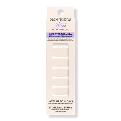 Dashing Diva Gloss Color Gel Nail Polish Strips - Pointe In Pink