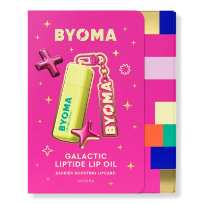 Byoma Galactic Liptide Lip Oil + Charm Set In Pink