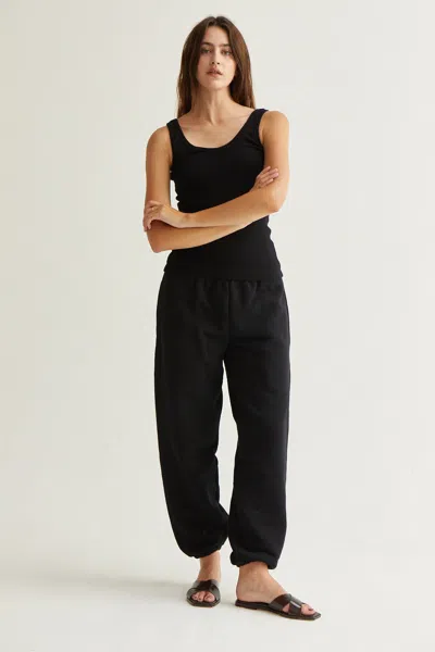 Asher Mila Rib Tank In Black