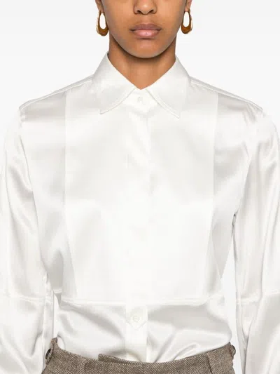 Brunello Cucinelli Shirts Light And Natural In White
