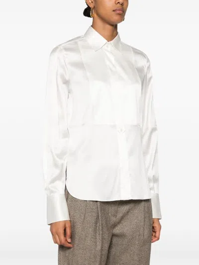 Brunello Cucinelli Shirts Light And Natural In White
