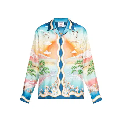 Casablanca Men's Tennis Club Shirt In Multi