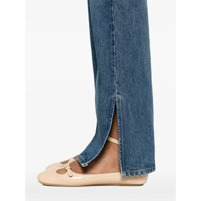 Chloé Chloe Wide Leg Jeans Women In Blue