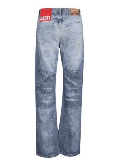 Diesel Women Light Blue Regular Jeans 1971 D-sent 068ty In Multi
