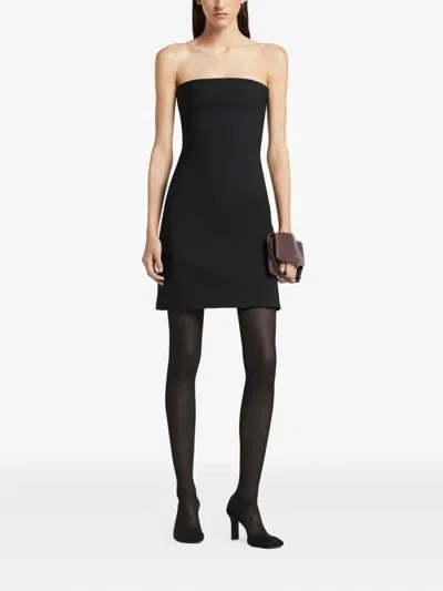 Courrèges Square-toe Mesh Over-the-knee Boots In Black