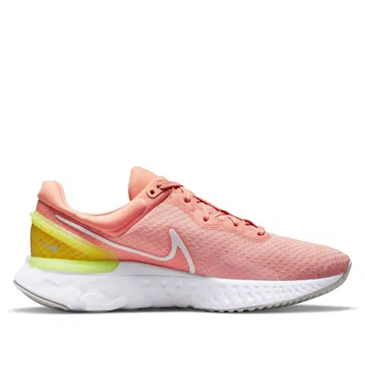 Nike (wmns)  React Miler 3 'pink White Yellow' In Multi