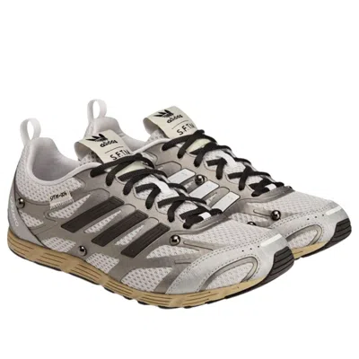 Adidas Originals Adidas X Wales Bonner X Sftm Adizero Panelled Mesh Sneakers In Gray