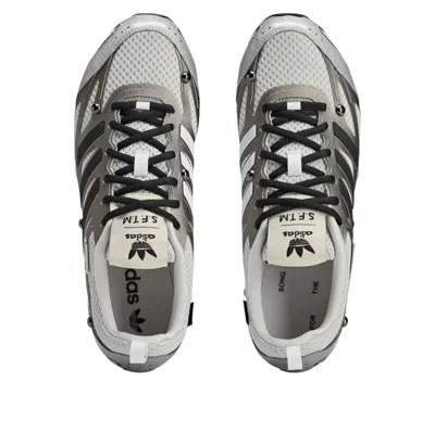 Adidas Originals Adidas X Wales Bonner X Sftm Adizero Panelled Mesh Sneakers In Gray