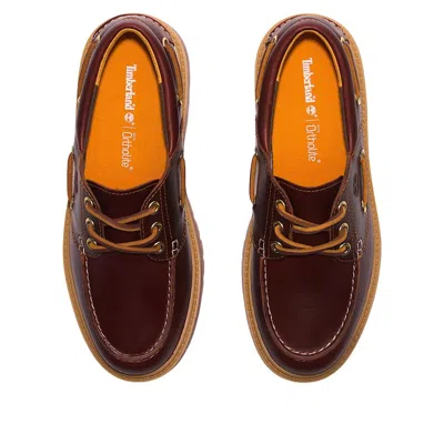 Timberland Stone Street Leather Platform Loafers In Brown