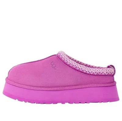 Ugg Tazz Womens Embroidered Slip On Slide Slippers In Purple