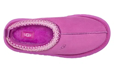 Ugg Tazz Womens Embroidered Slip On Slide Slippers In Purple