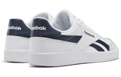 Reebok Vector Smash Cozy Wear-resistant Skateboarding Shoes Unisex White Blue In Multi