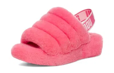 Ugg (wmns)  Fluff Yeah Slide Minimalistic Thick Sole Slipper Rose Pink