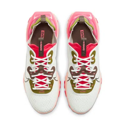 Nike React Vision "summit White/siren Red" Sneakers In Multi