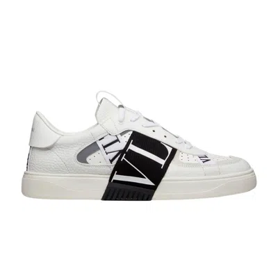 Pre-owned Valentino Garavani Valentino Valentino Vl7n Bands 'white Black' | Men's Size 41.5