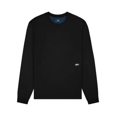 Pre-owned Aimé Leon Dore X New Balance Rc56 Long-sleeve Performance Tee 'jet Black' | Men's Size Xl