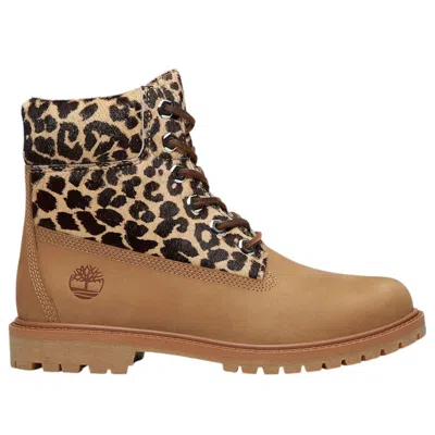 Timberland (wmns)  Premium 6-inch Boot 'leopard Print' In Brown