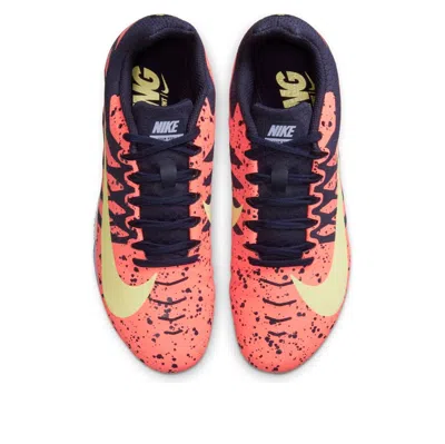 Nike (wmns)  Air Zoom Rival S 9 Spikes 'paint Splatter Bright Mango Zitron' In Orange