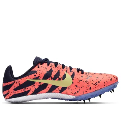 Nike (wmns)  Air Zoom Rival S 9 Spikes 'paint Splatter Bright Mango Zitron' In Orange
