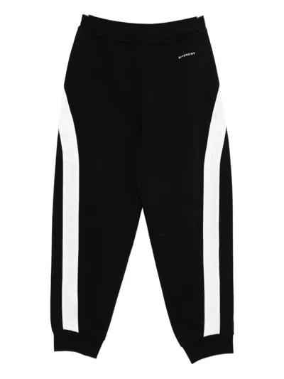 Givenchy Mens Black Open Seam Contrast Cotton-jersey Jogging Bottoms Xl