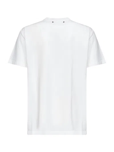 Golden Goose Crystal Crew Neck T-shirt In White