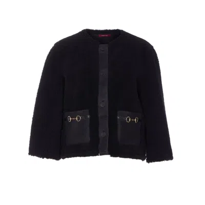 Gucci Women Horsebit Jacket In Green