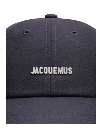 Jacquemus The Artichaut Frayed-edge Cap In Blue