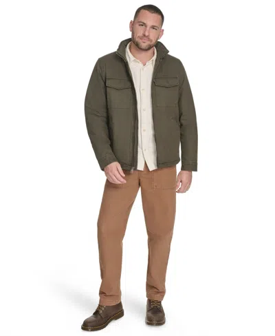 Levi's Men's Cotton Military Jacket In Green
