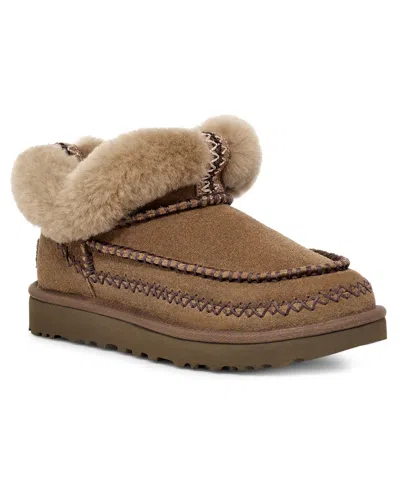 Ugg Women's Classic Ultra Mini Alpine Booties In Brown