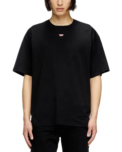 Diesel T-boxt-d Cotton Tee In Black