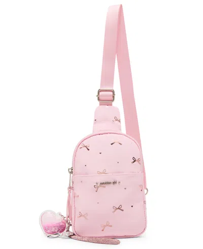 Madden Girl Brooke Small Sling Crossbody Bag In Pink