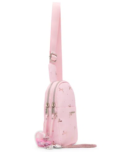 Madden Girl Brooke Small Sling Crossbody Bag In Pink