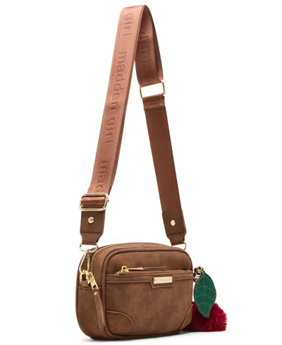 Madden Girl Cami Camera Crossbody Bag In Brown