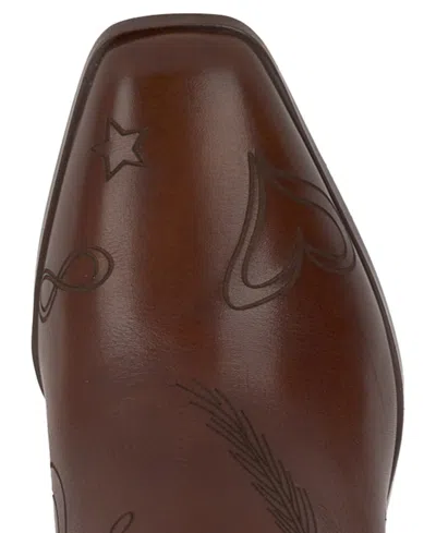 Jessica Simpson Women's Ravyn Stacked Heel Boots In Brown