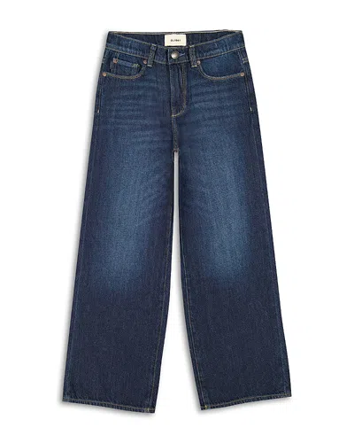 Dl1961 Girls' Lily Relaxed Wide Leg Jeans - Little Kid In Blue