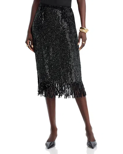 Kobi Halperin Raella Sequin Skirt In Black