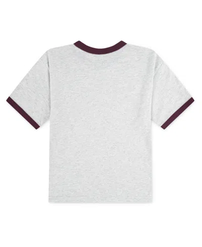 Abercrombie Boys 5-18 Ringer Short Sleeve T-shirt In Gray