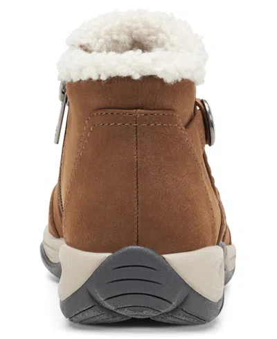 Easy Spirit Women's Erique Cozy Cold Weather Booties In Brown