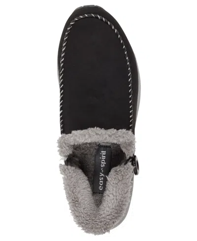 Easy Spirit Turner Faux Fur Lined Bootie In Black