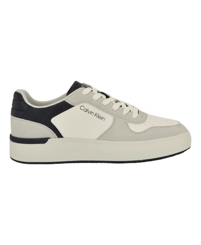 Calvin Klein Men's Brayton Casual Lace Up Sneakers In Multi