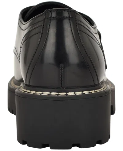 Calvin Klein Saundee Monk Strap Shoe In Black