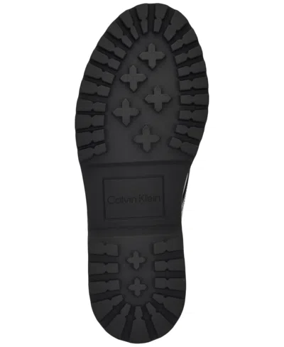 Calvin Klein Saundee Monk Strap Shoe In Black