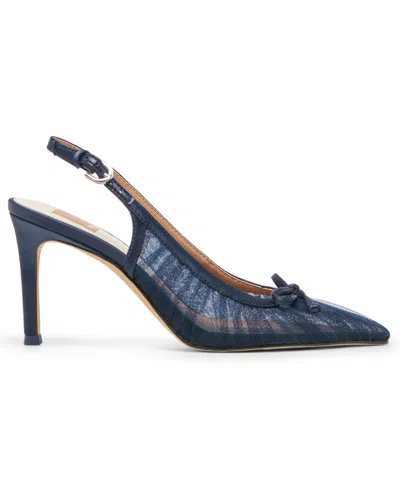 Dolce Vita Yela Slingback Pointed Toe Pump In Blue