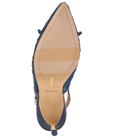 Dolce Vita Yela Slingback Pointed Toe Pump In Blue