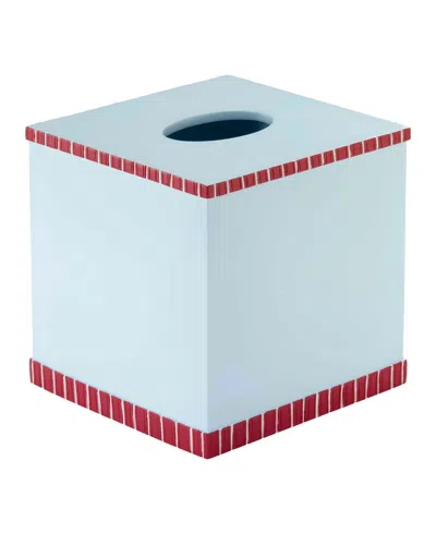 Avanti Holiday Cheer Resin Tissue Cover In Blue