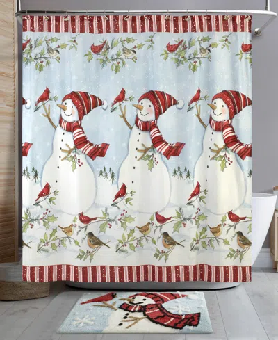 Avanti Holiday Cheer Shower Curtain In Multi
