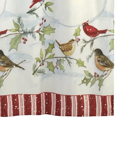 Avanti Holiday Cheer Shower Curtain In Multi